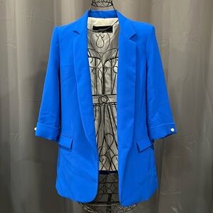 Zara basic blue blazer size medium